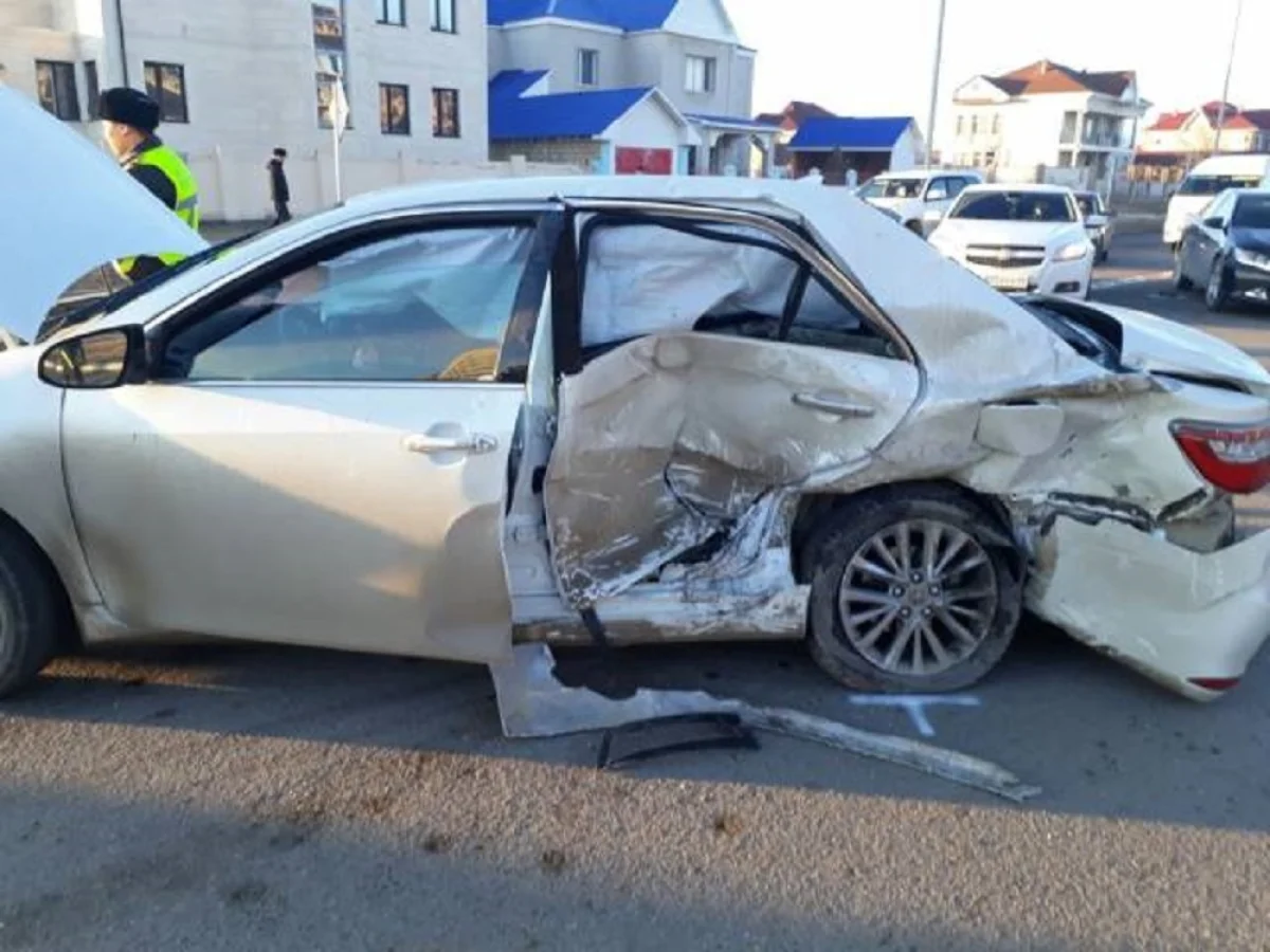 На месте ДТП