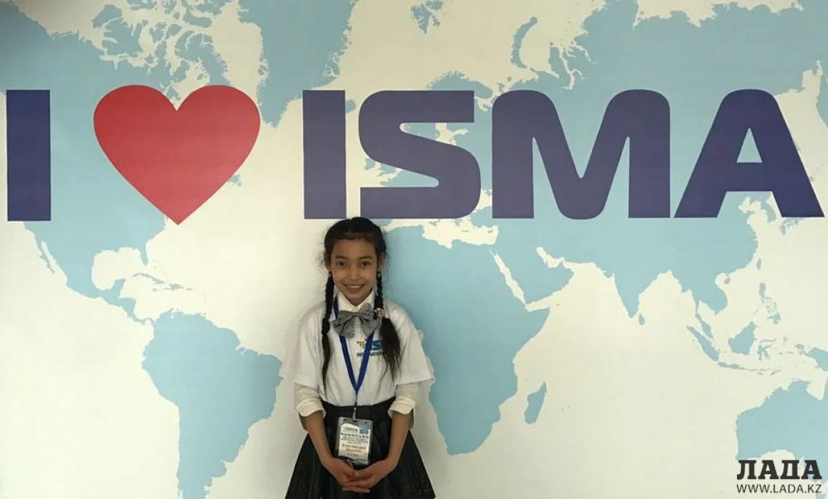 Назерке Сисенберген. Фото предоставил отец девочки