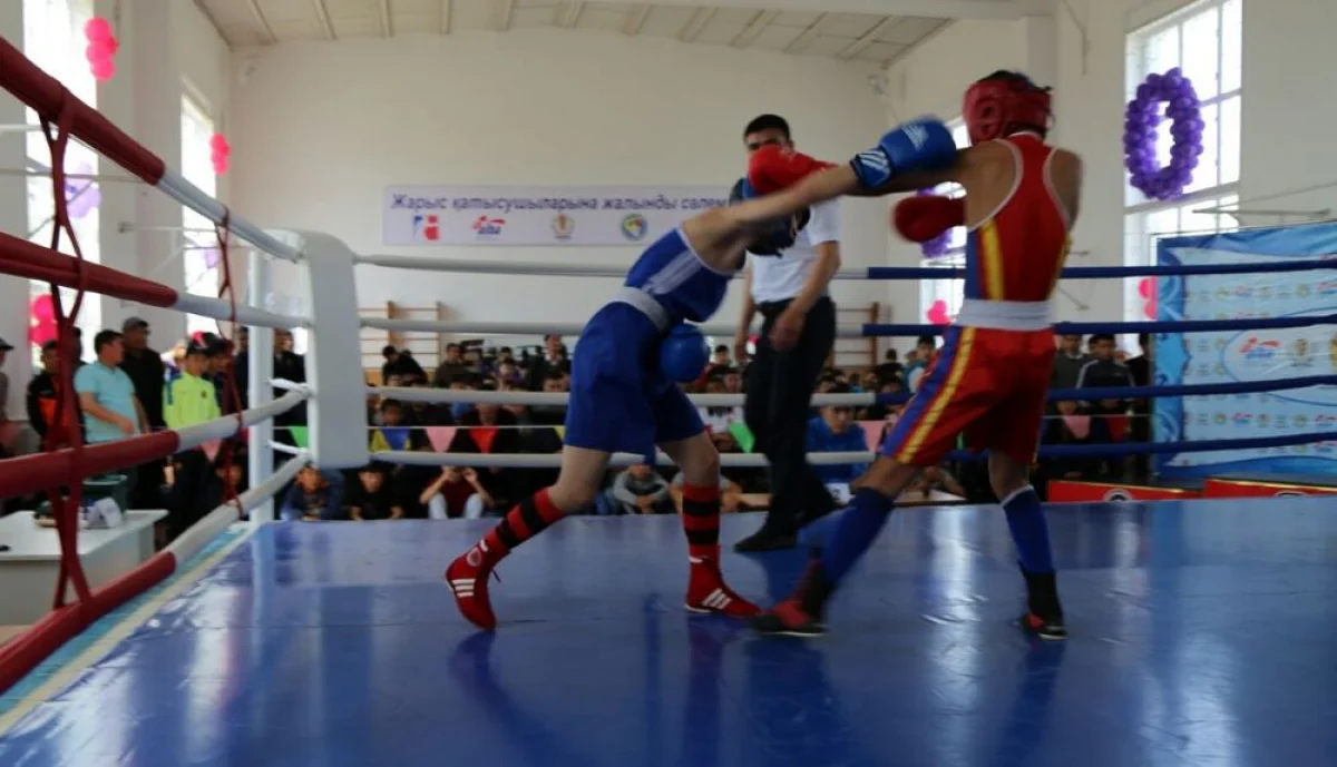 Финальные поединки. Фото предоставлено пресс-службой федерации бокса Мангистауской области