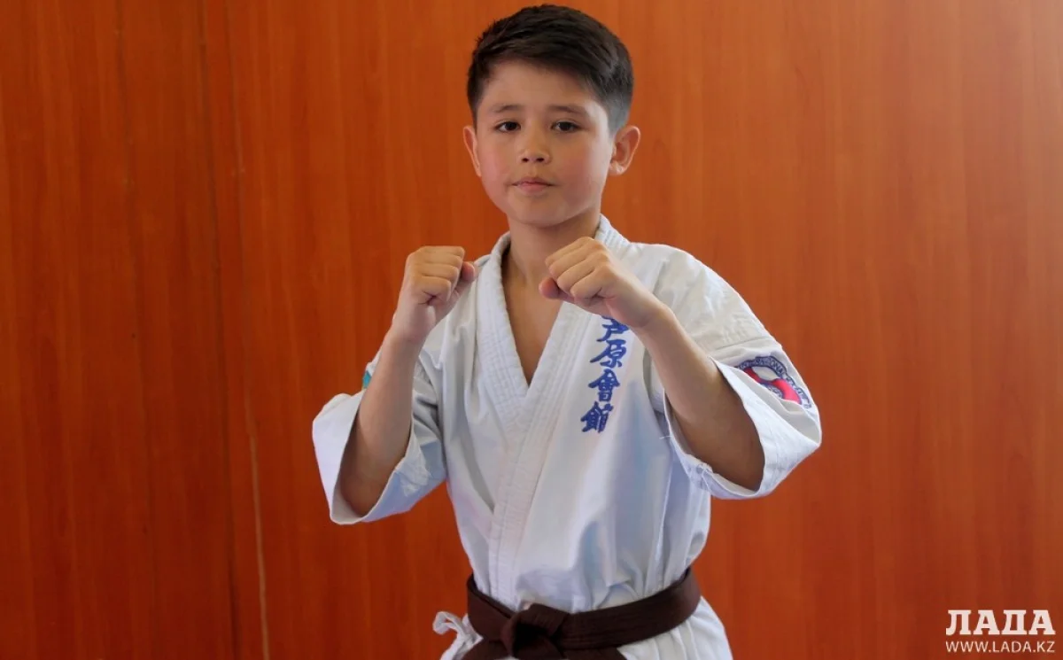 Девятилетний каратист Дамир Зуенко. Фото автора