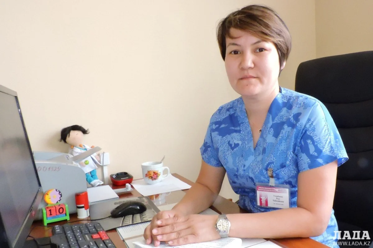 Рыс Усербаева о заболеваемости. Фото автора