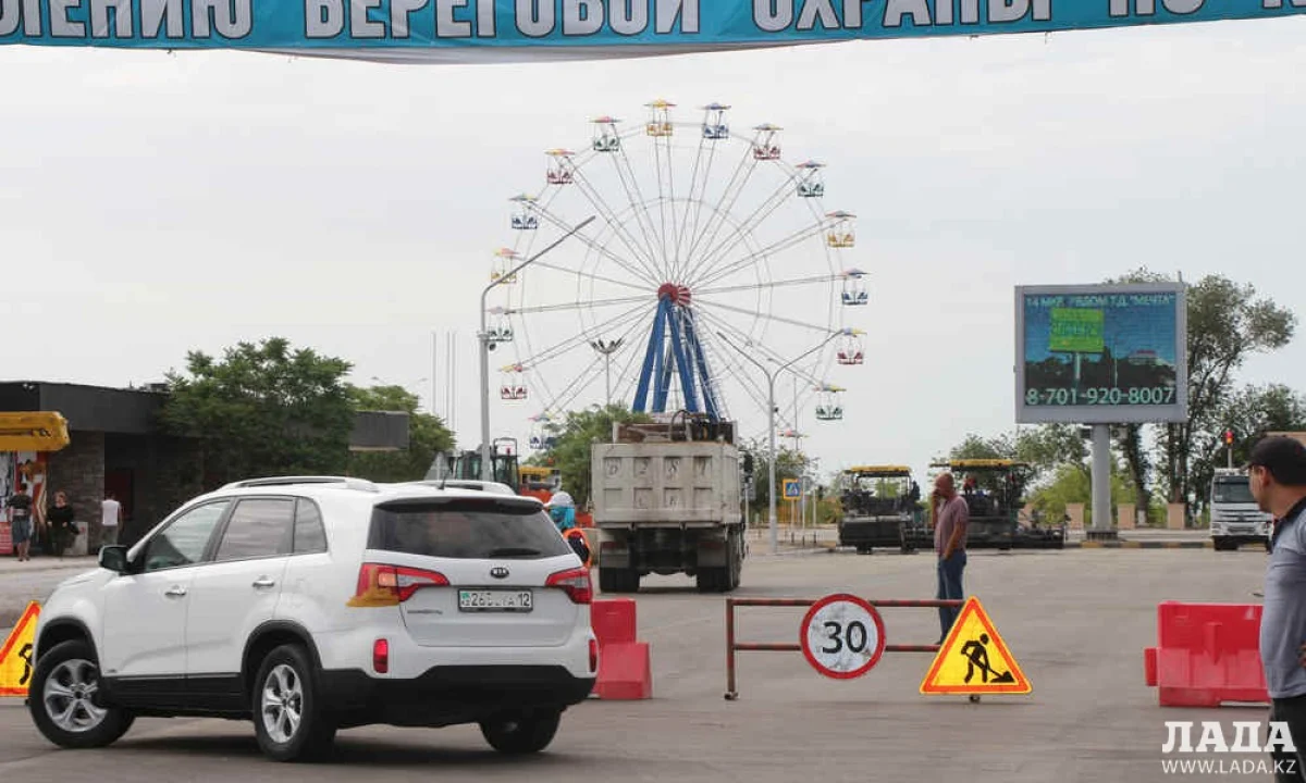 Ремонт дороги. Фото Рашида Исмагилова