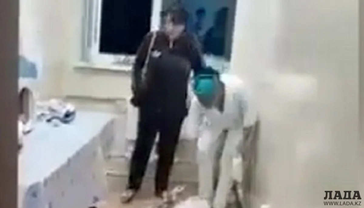 Конфклит директора и нянечки попал на видео