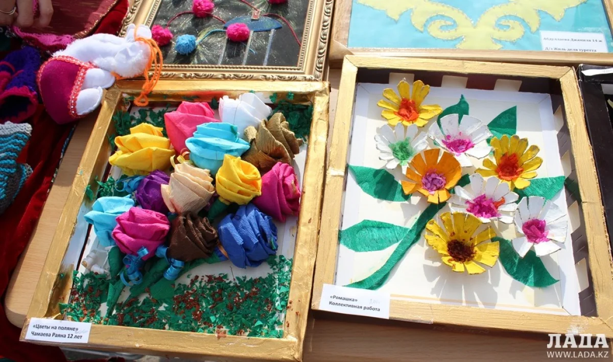 Детские поделки. Фото автора из архива Lada.kz