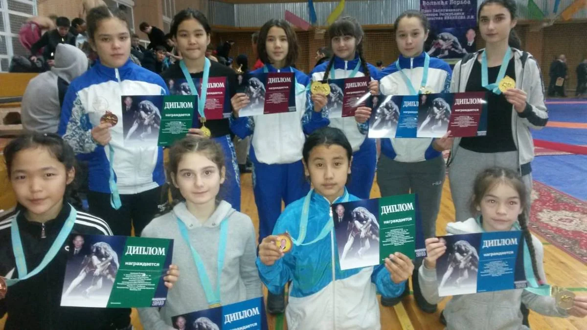 Победительницы турнира. Фото предоставлено Александром Мухалевым