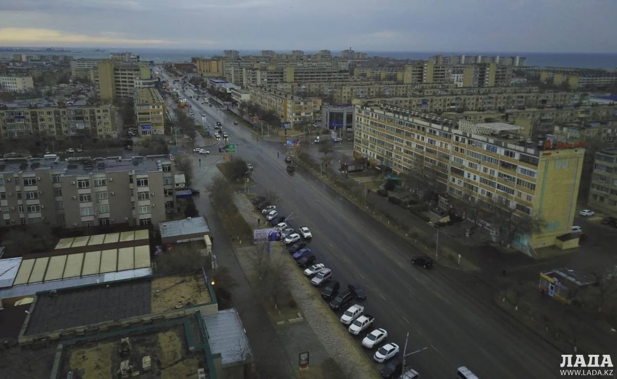 Гололёд В Актау. Фото Рашида Исмагилова