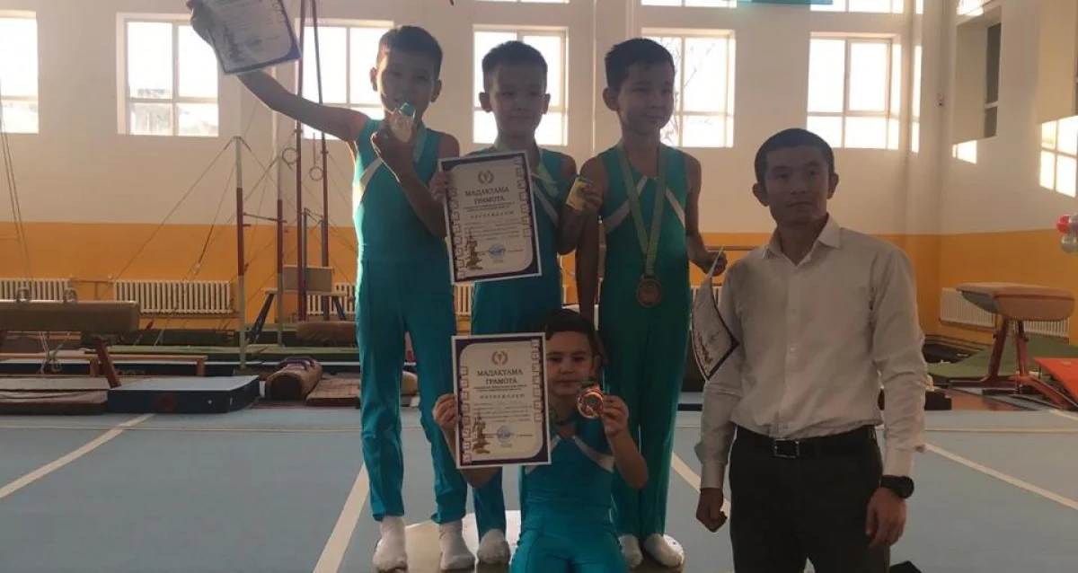 Чемпион и призеры. Фото предоставлено Академией балета и гимнастики