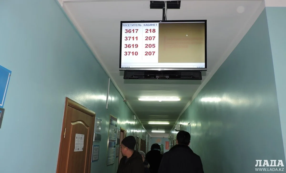 Электронные табло для посетителей. Фото автора