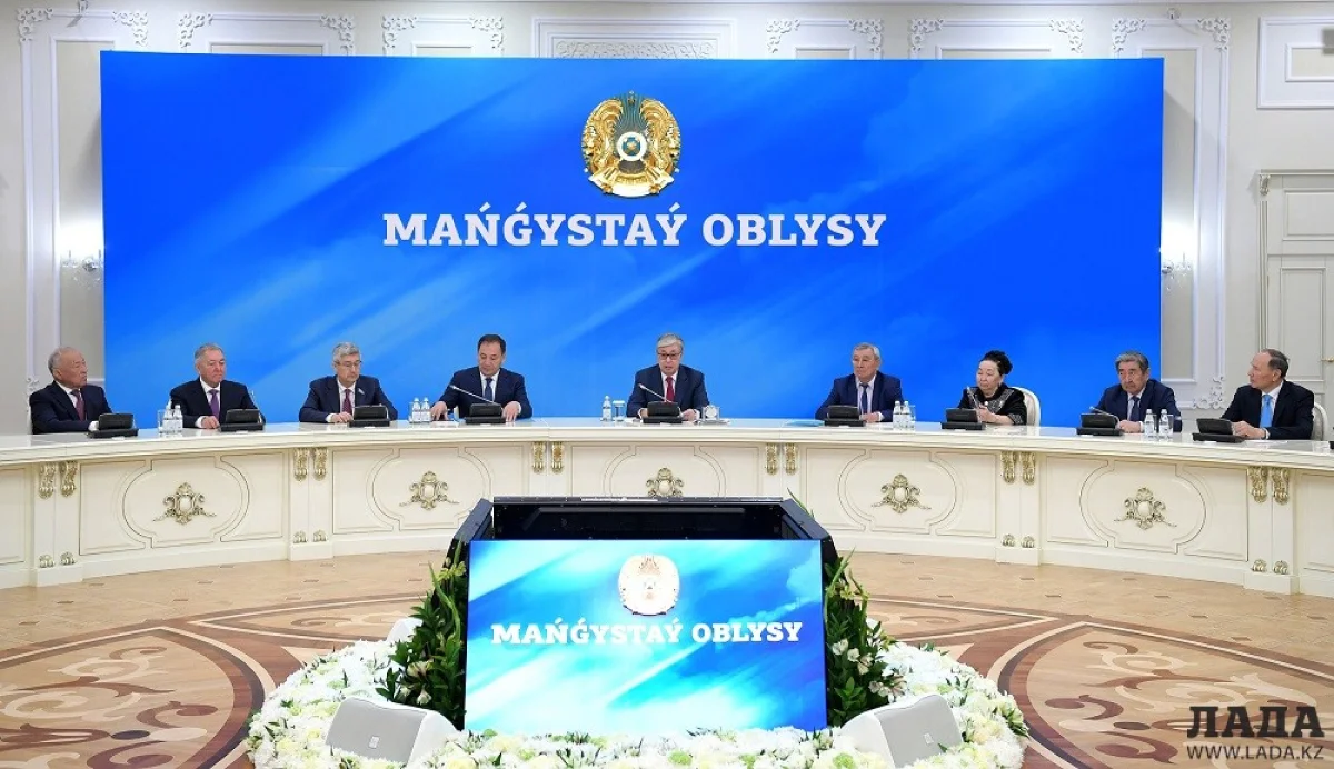 Касым-Жомарт Токаев на встрече с общественностью Мангистау