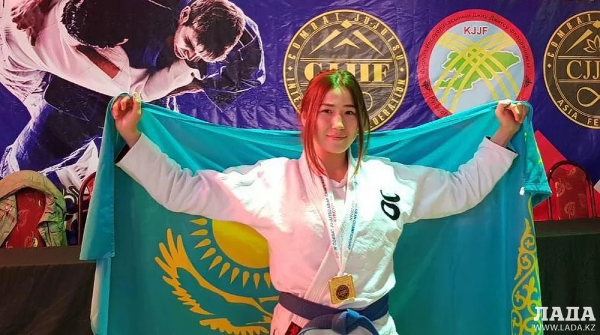 Золотая медалистка чемпионата Азии - Алия Тлепова