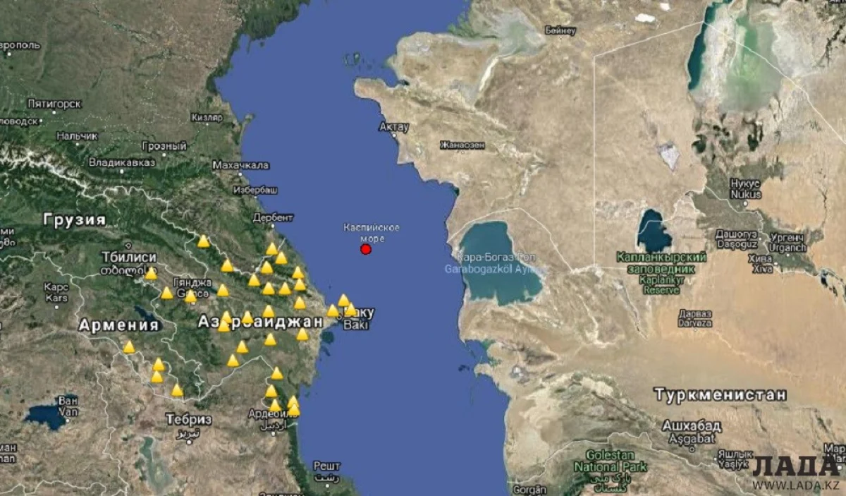 Скриншот карты