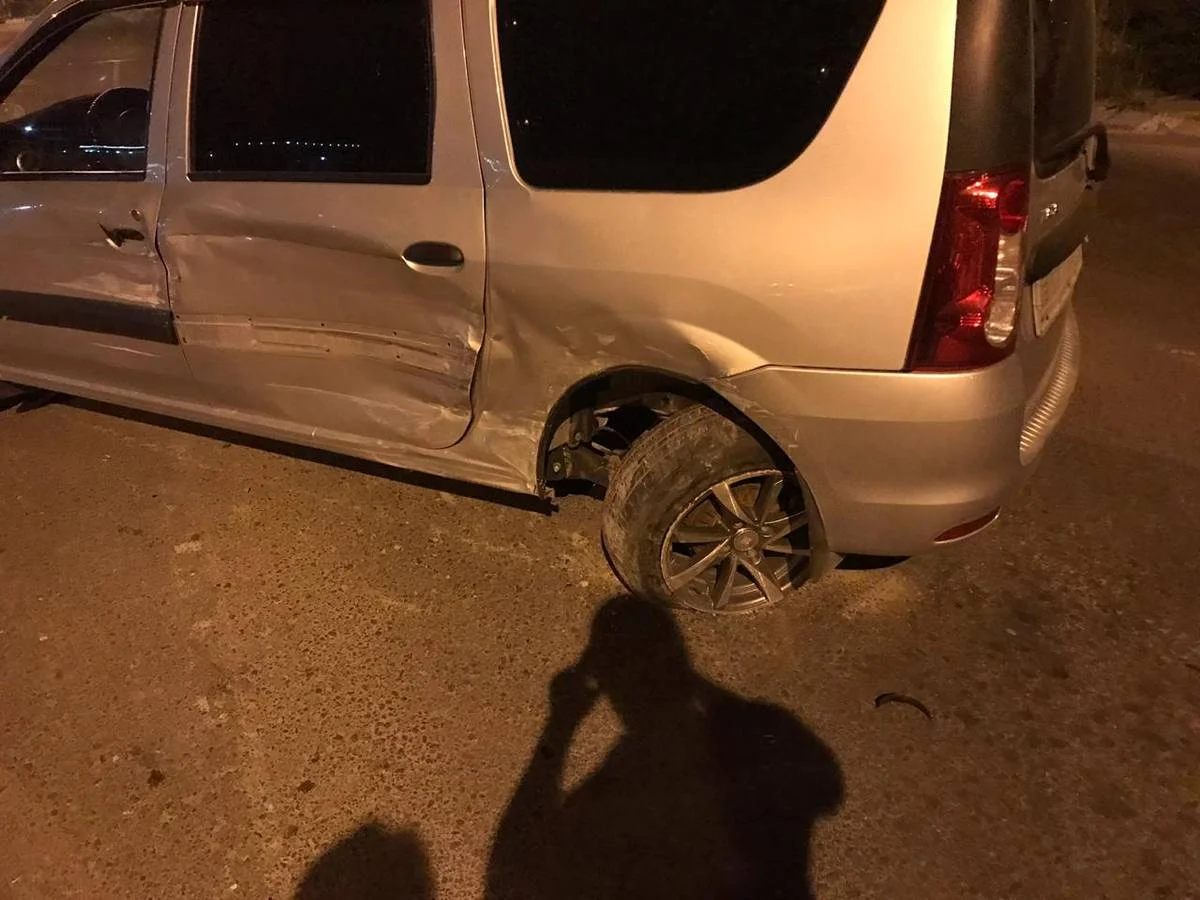 Авария в 31А микрорайоне. Фото очевидцев.