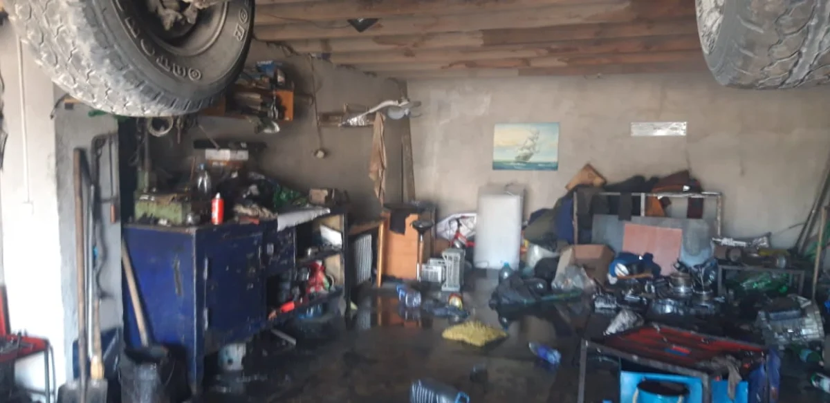 Последствия пожара. Фото предоставил Алибек Абилов.