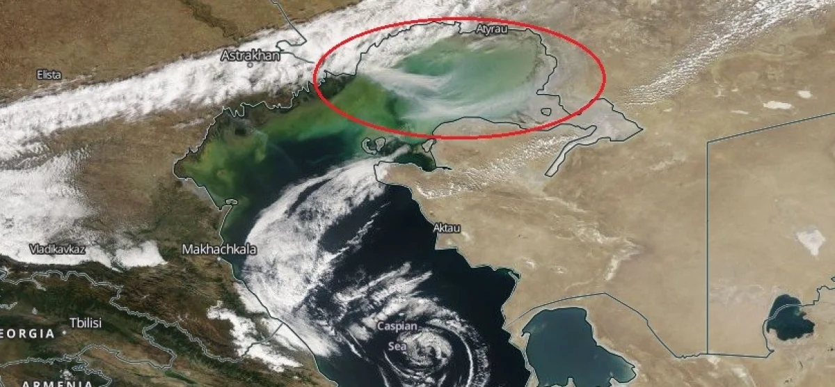 Скриншот WORLDVIEW NASA