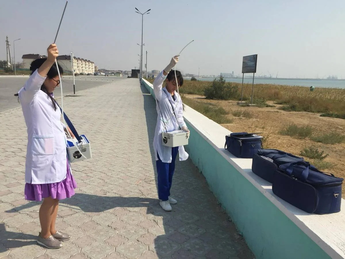 Внеплановый отбор воздуха в Актау