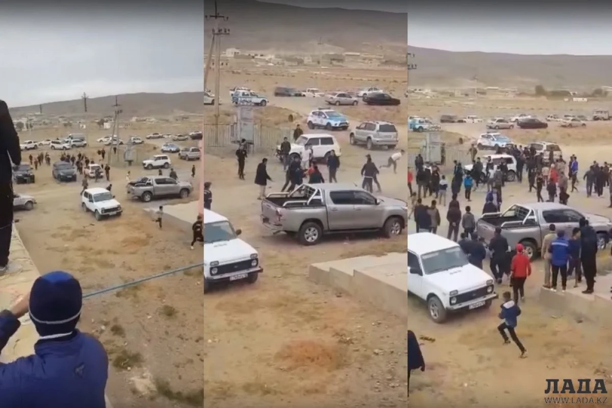 Коллаж из скриншотов видеоматериала из архива Lada.kz