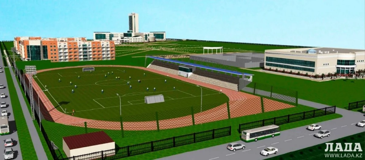 Эскиз стадиона. Предоставлен Нурболатом Батыковым