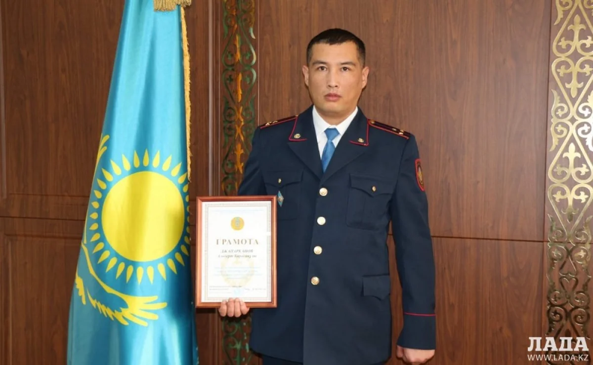 Фото предоставили в в линейном отделе полиции на станции Мангистау.