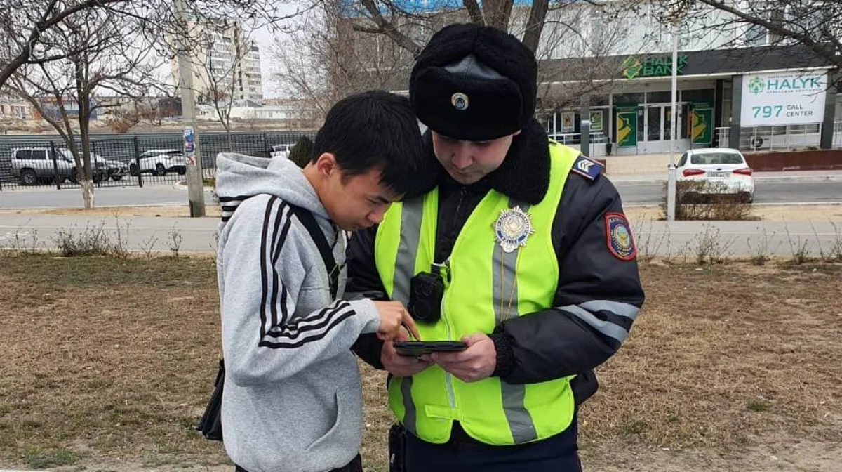 Фото пресс-службы департамента полиции Мангистауской области