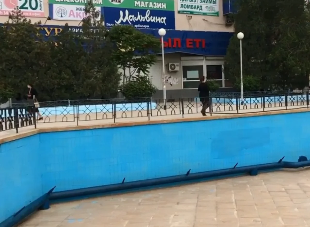 Скриншот видеоматериала со страницы городского акимата в Instagram