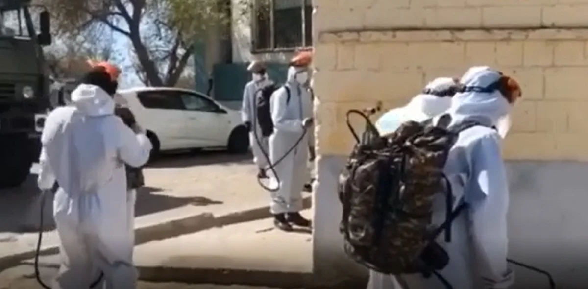 Кадр видео со страницы пресс-службы акима Актау в Instagram