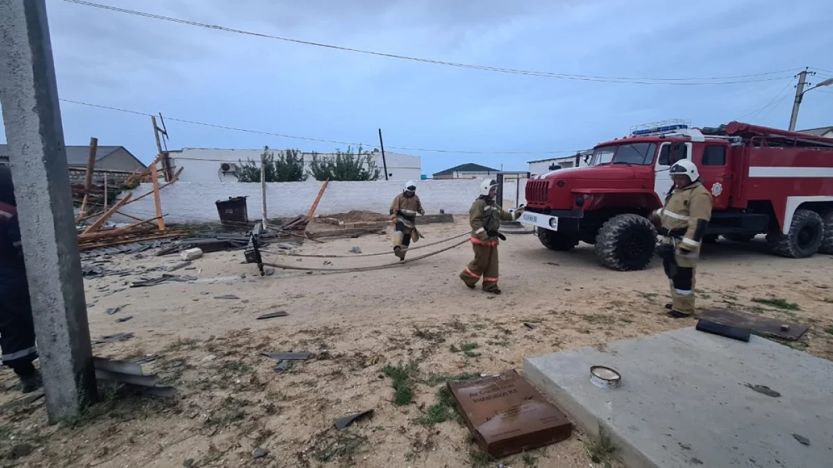 Фото предоставлено пресс-службой ДЧС по Мангистауской области