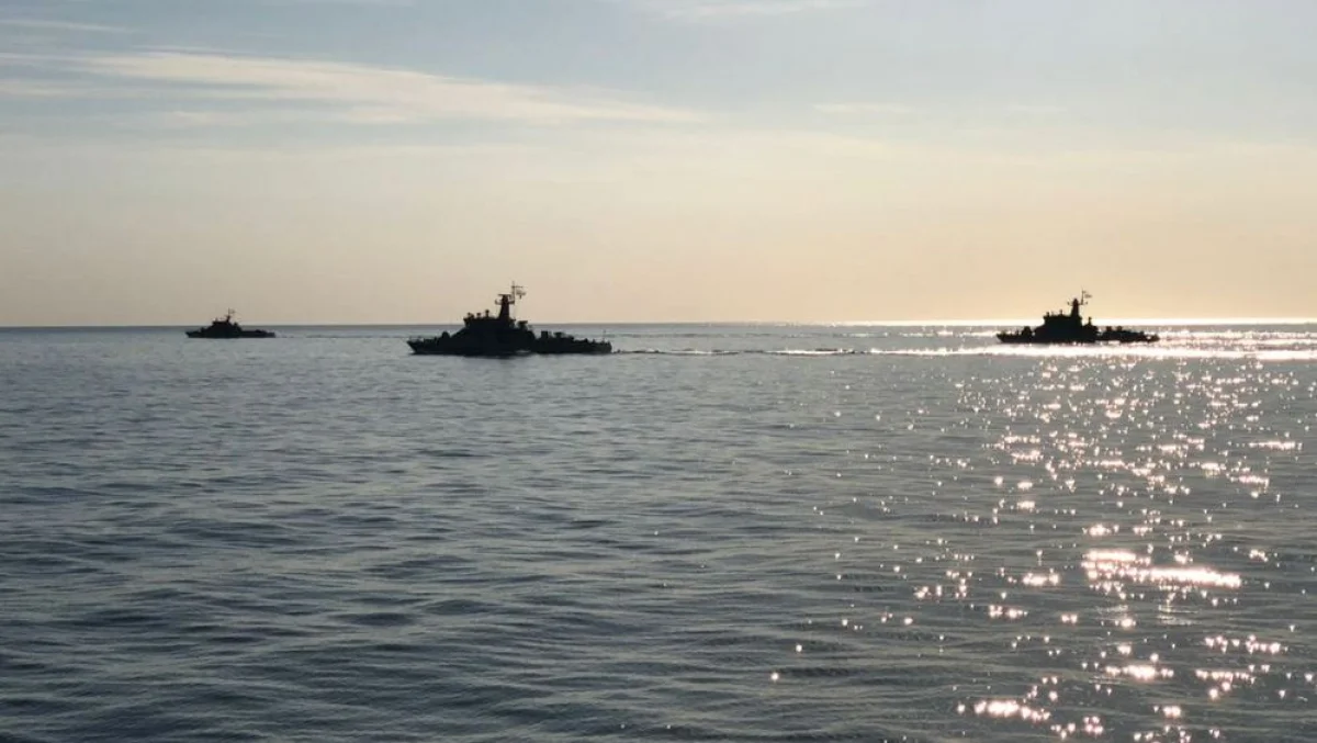 Морской караван. Фото предоставлено Н.Шалабаевым