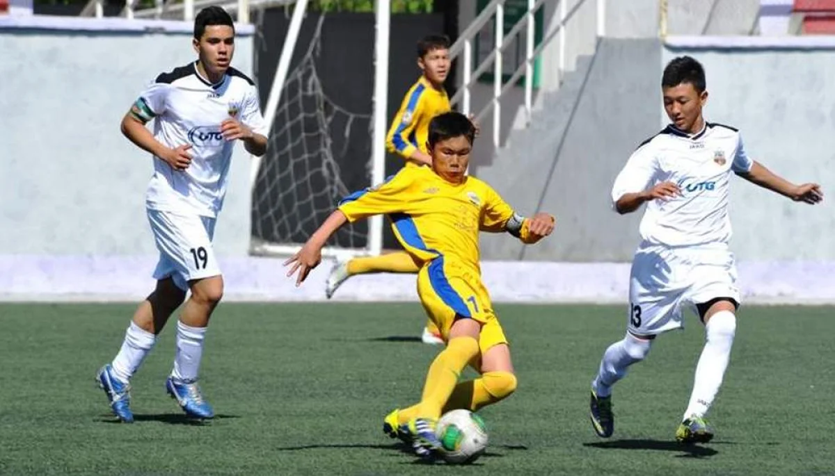 Алип Нуралы на обучении в футбольном центре «Каспий». Фото предоставила пресс-атташе клуба Ольга Сагандыкова