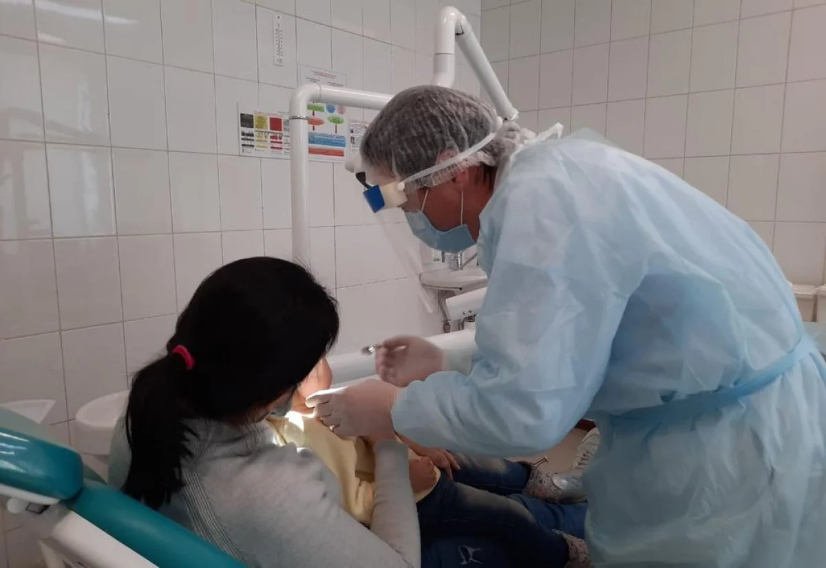 Первые пациенты. Фото пресс-службы управления здравоохранения Мангистауской области