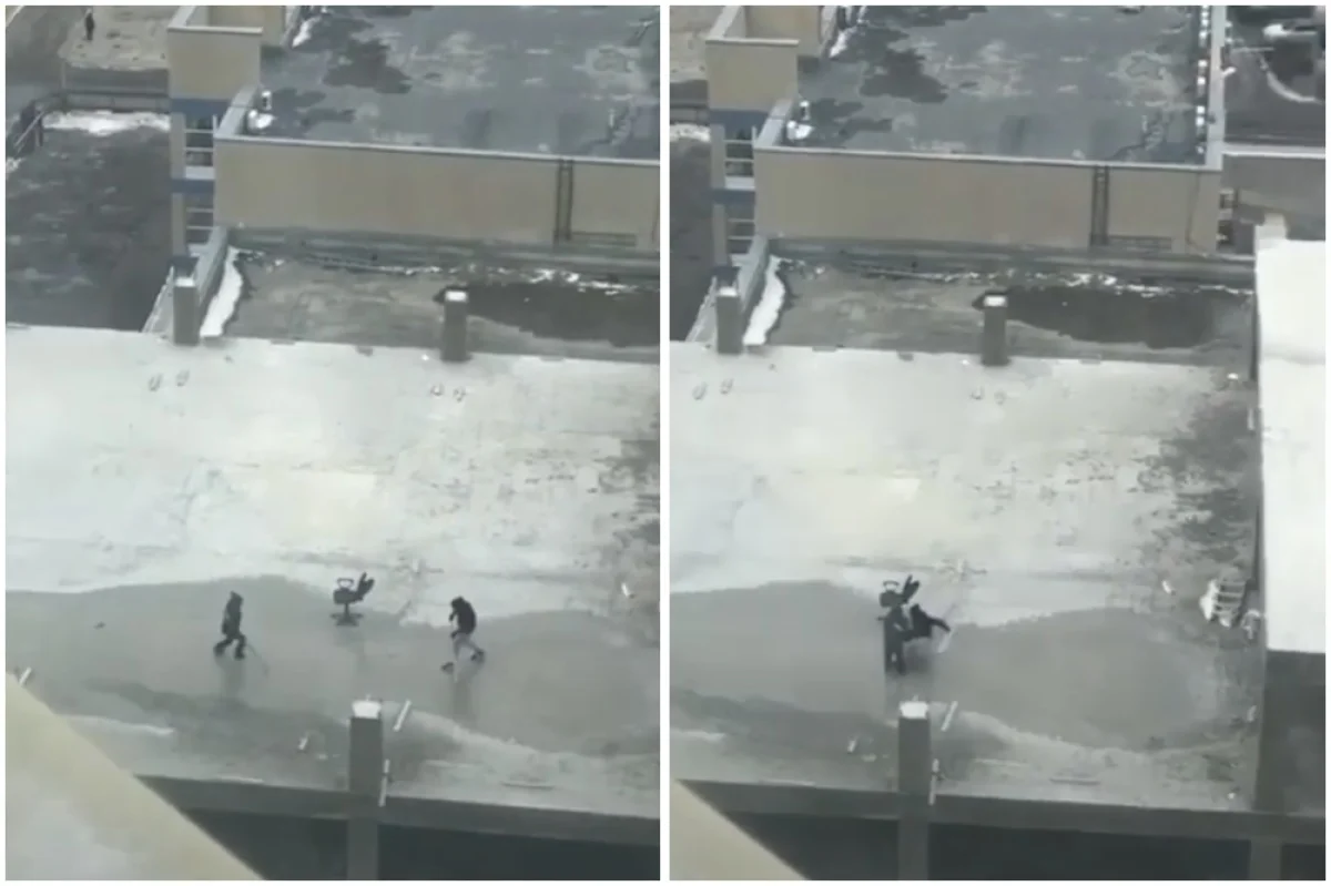 Коллаж из скриншотов видеоматериала