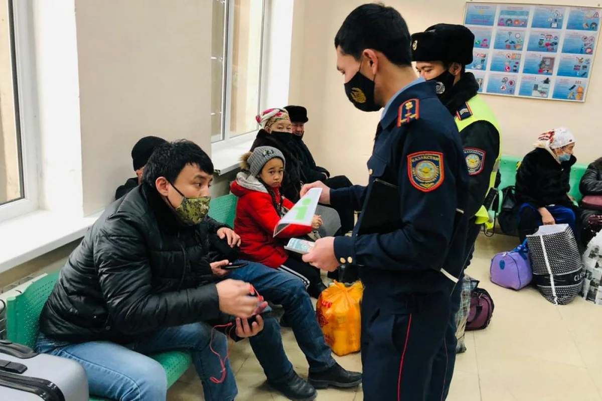 Фото предоставили в Линейном отделе полиции на станции Мангистау