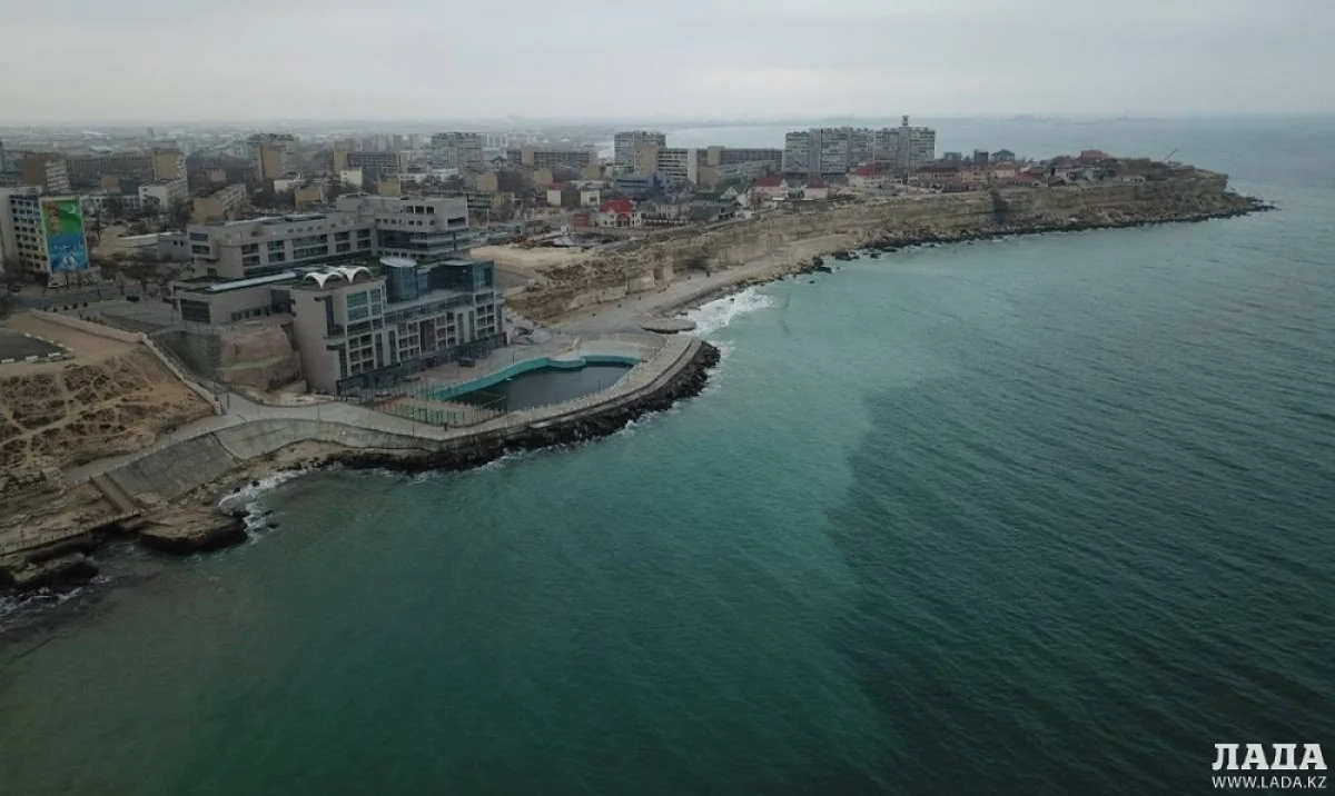 Актау с высоты птичьего полета. Фото из архива Lada.kz