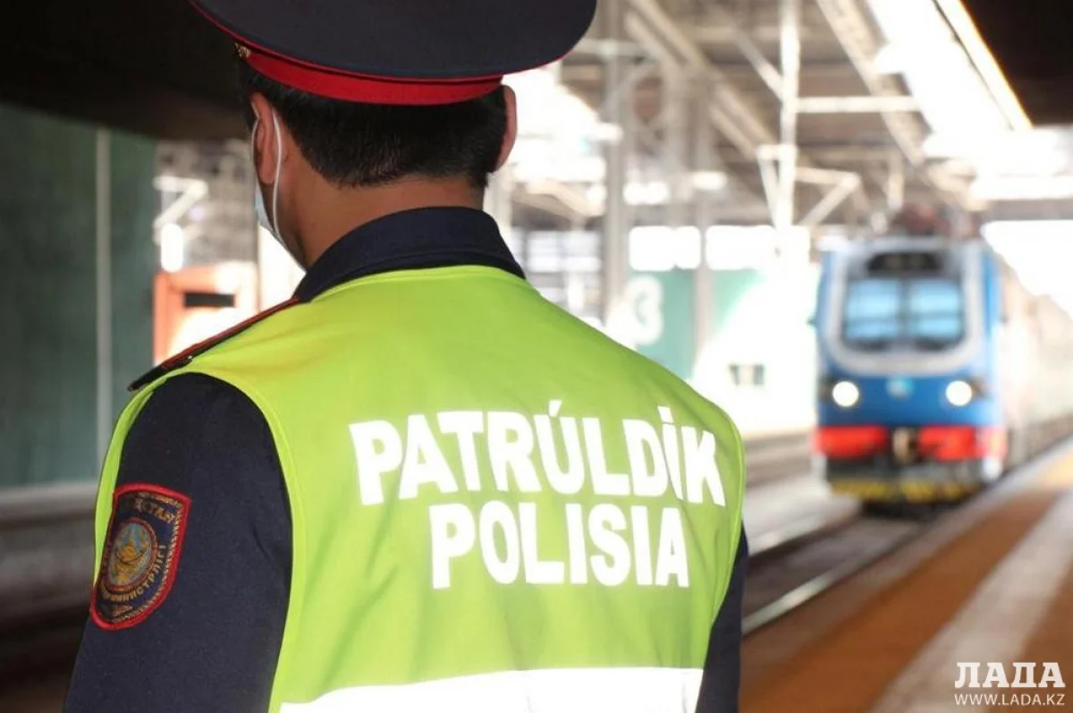 Фото пресс-службы Департамента полиции на транспорте Мангистау.