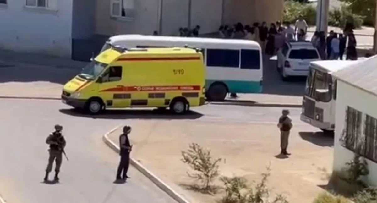 Учения. Кадр видео.