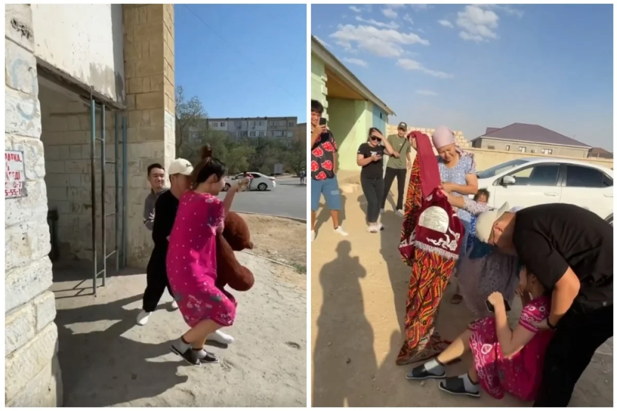 Коллаж из скриншотов видеоматериала