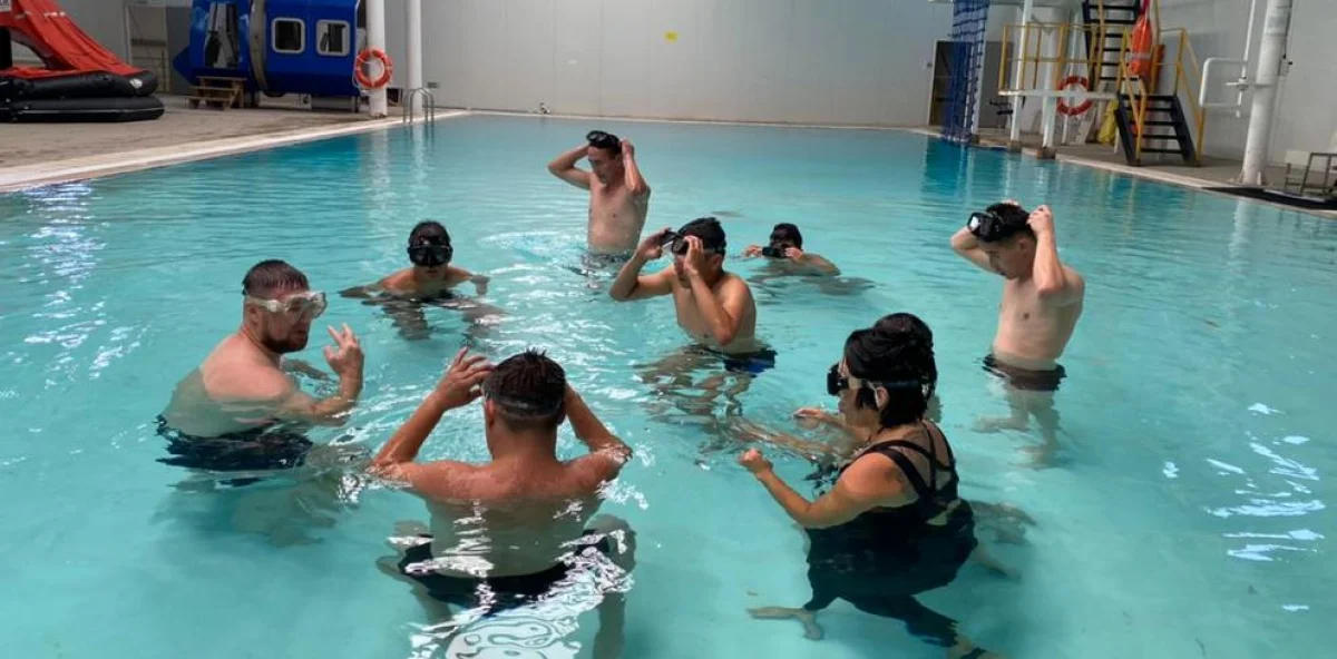 Водолазное погружение. Фото предоставлено Е.Кайбуллиным