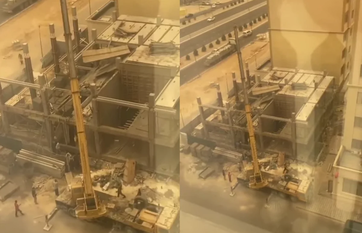 Коллаж из кадров видеоматериала