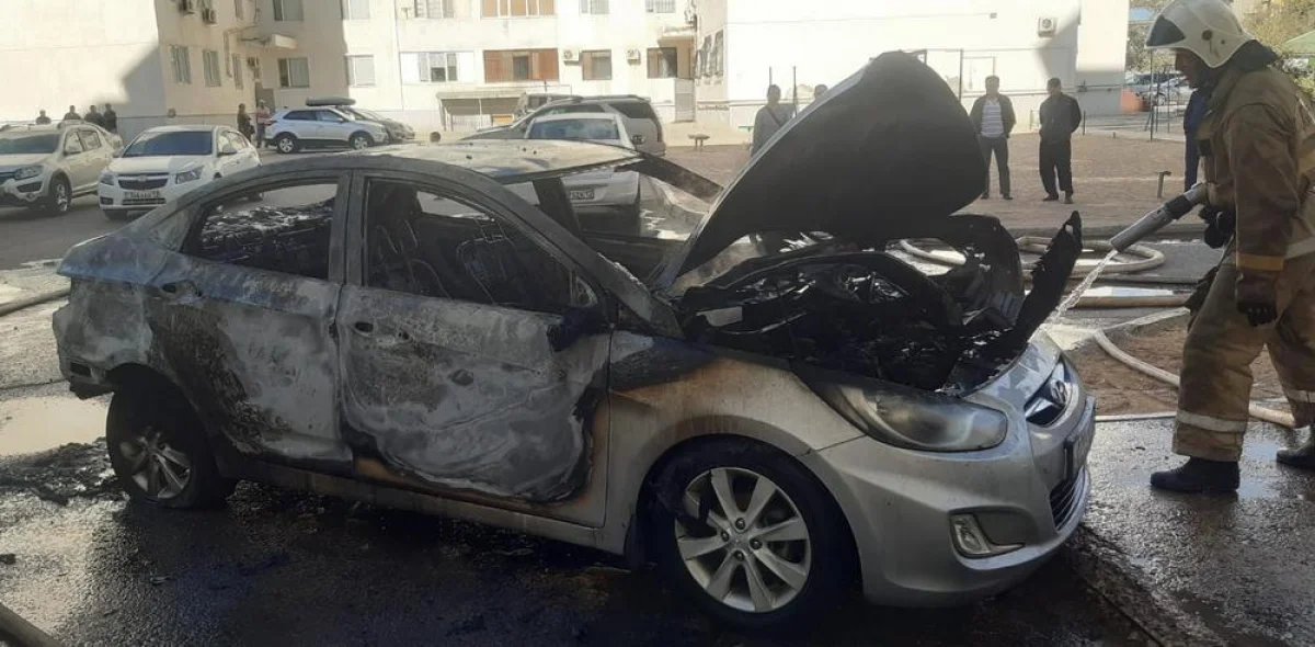 Фото предоставили в ДЧС Мангистауской области