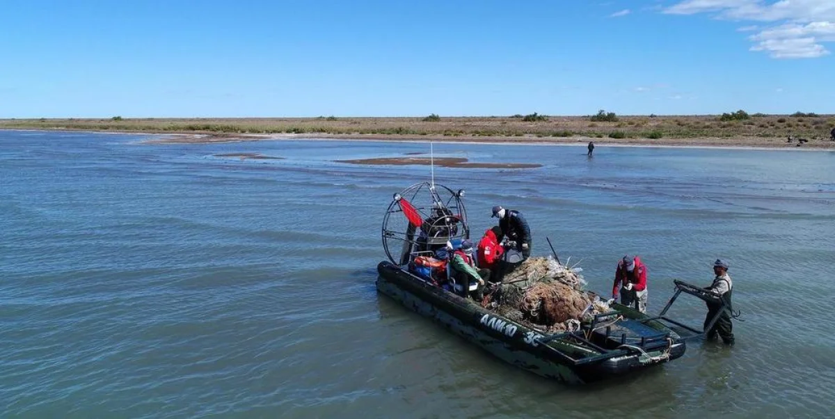 Процесс сбора мусора. Фото предоставлено З.Башеновым