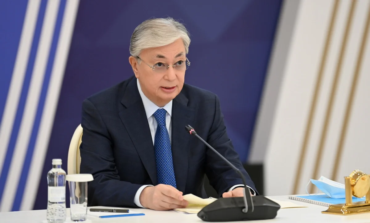 Выступление Касым-Жомарт Токаева. Фото с официального сайта президента Республики Казахстан