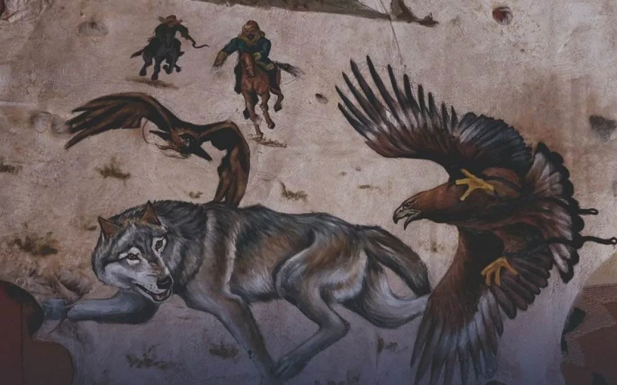 Первое творение мастеров на овечьей шкуре. Фото предоставили в центре общественных коммуникаций региона