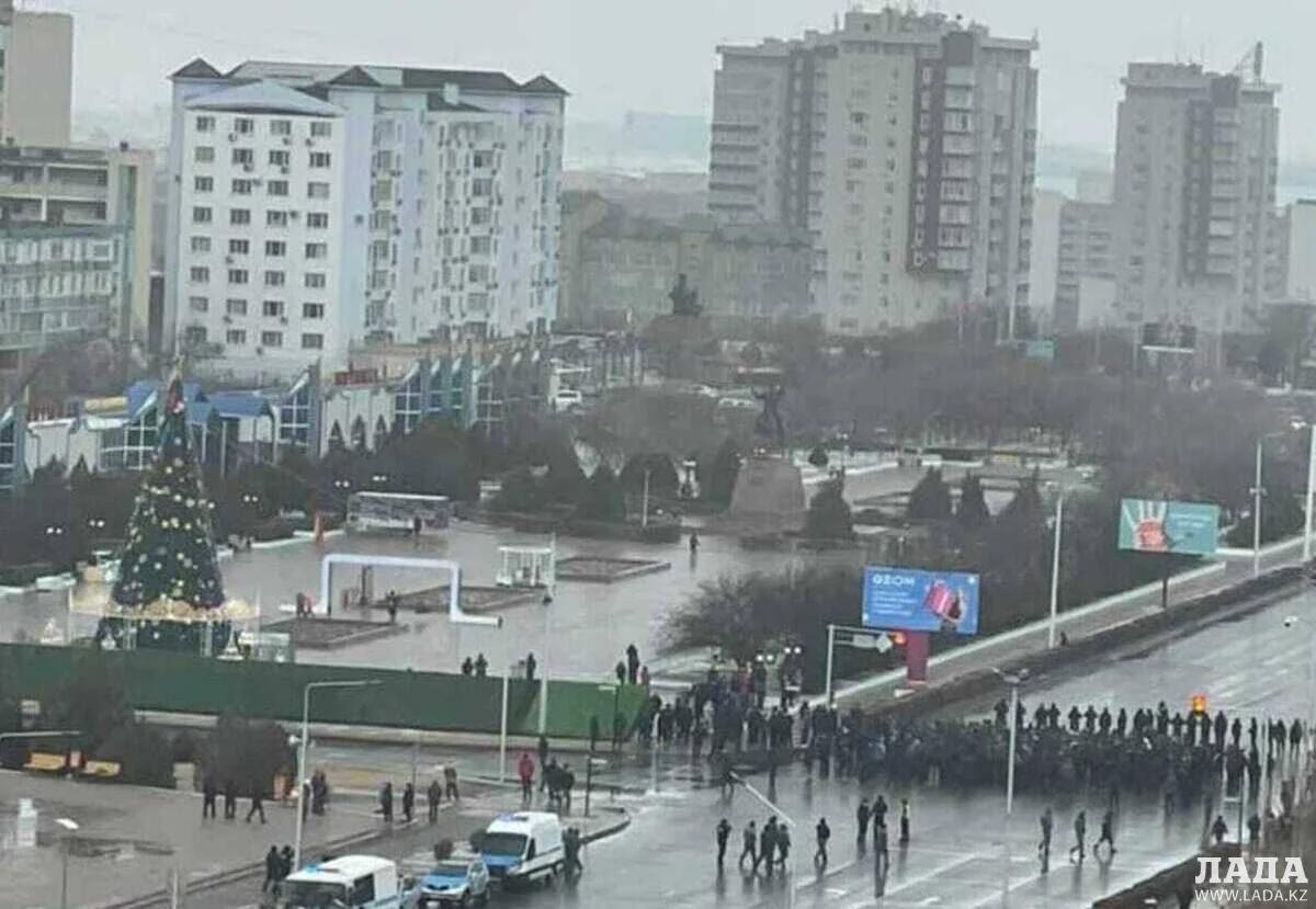 Площадь &quot;Ынтымак&quot; 3 января