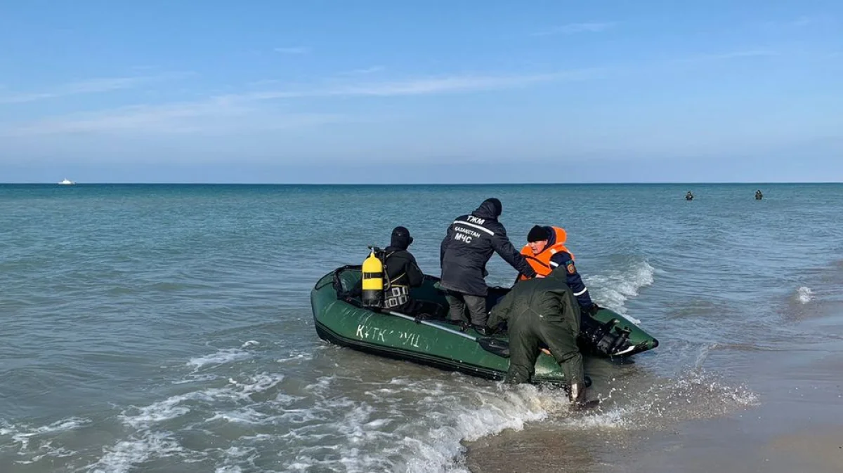 Ведутся поиски. Фото предоставили в ДЧС Мангистауской области