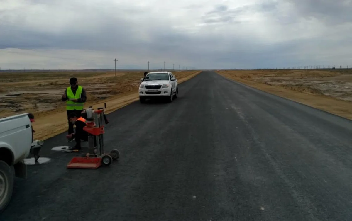 Фото предоставили в Мангистауском филиале национального центра качеств дорожных активов