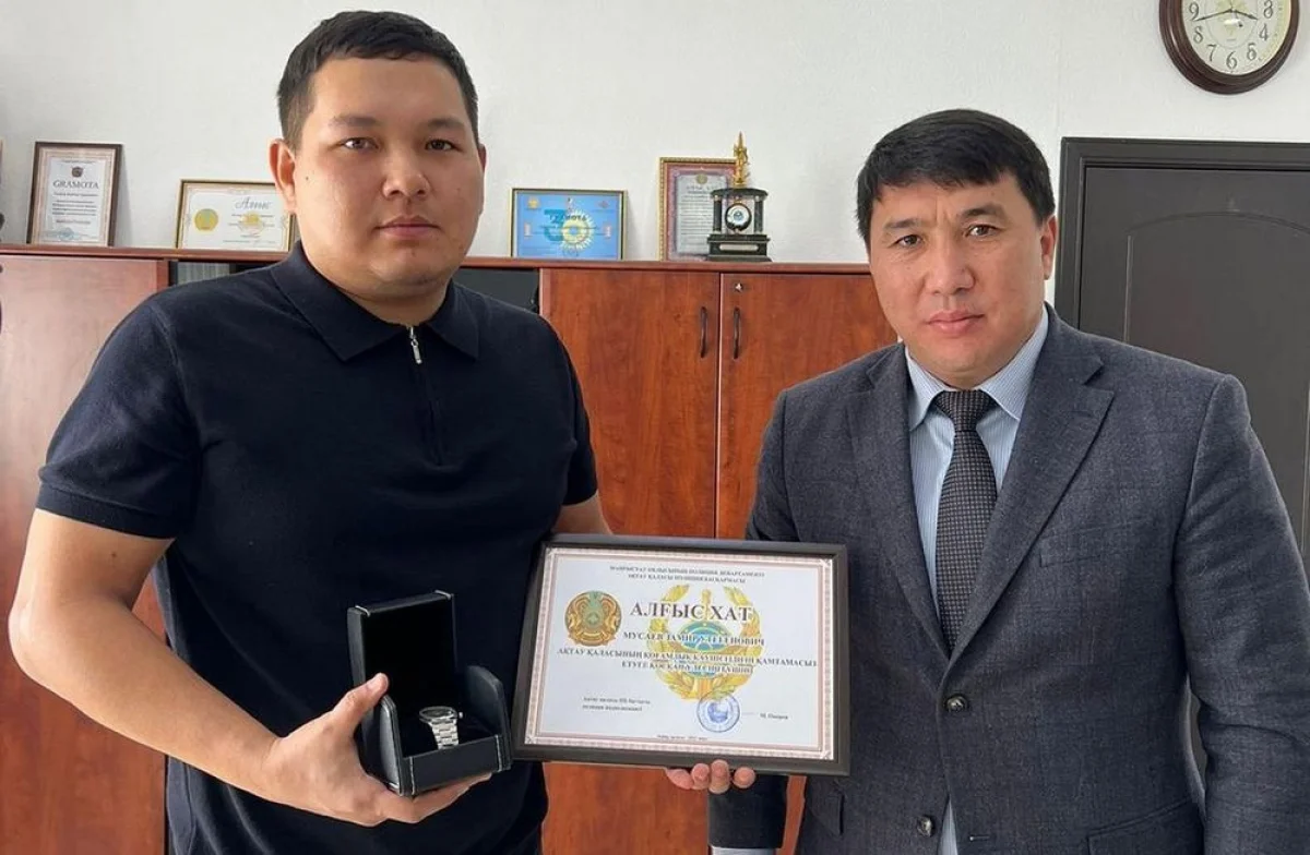 Герой Замир Мусаев. Фото предоставили в полиции