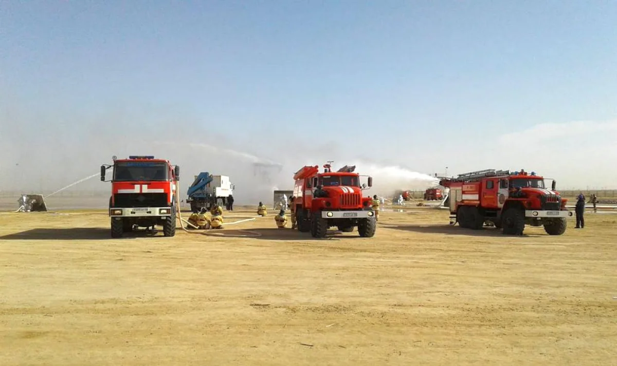 Фото предоставили в ДЧС Мангистауской области