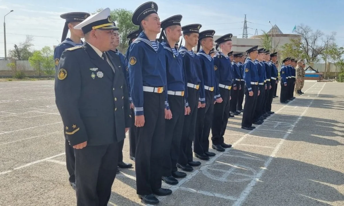 Прщание с частью. Фото предоставлено пресс-службой Актауского гарнизона