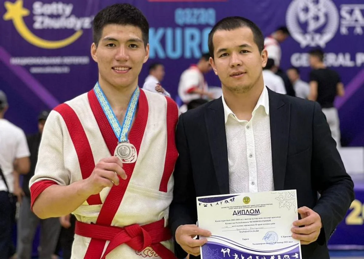 Актауский борец Бексултан Картбай. Фото предоставили в центре общественных коммуникаций региона