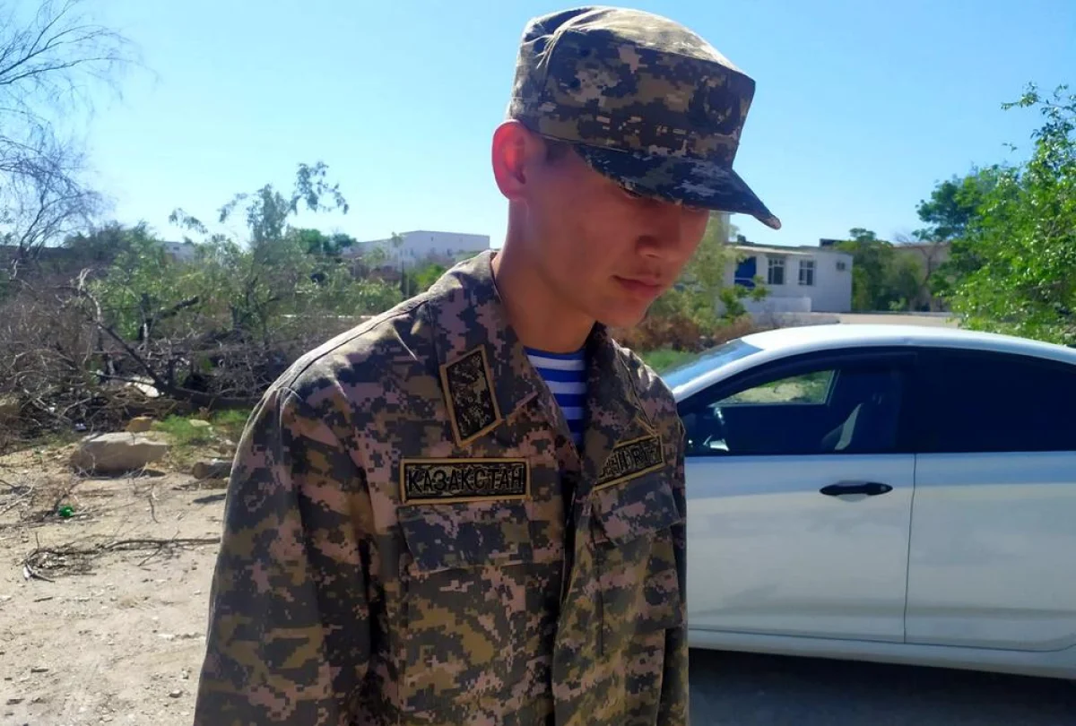 Солдат-срочник Талгат Айтмуханов. Фото lada.kz