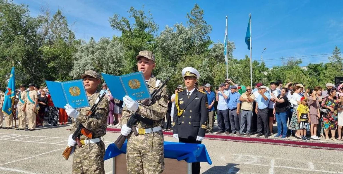 Принятие присяги. Фото предоставлено Н.Шалабаевым